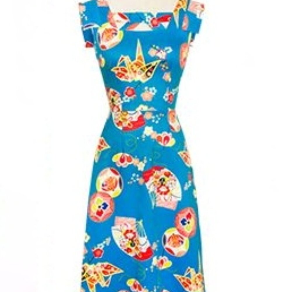 Trashy diva Geisha Fans Loop dress